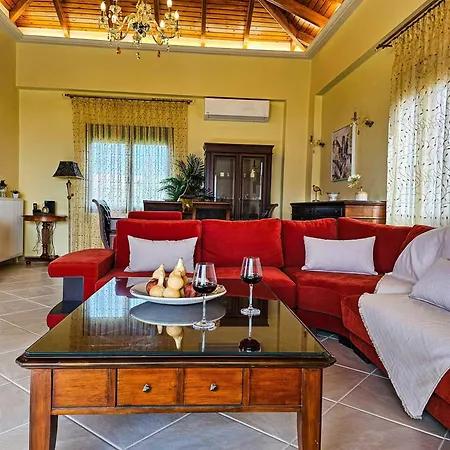 Villa Aitheras With Sea Views And Garden Sternai